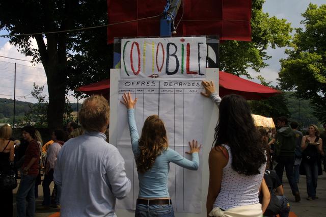 Panneau pour le covoiturage